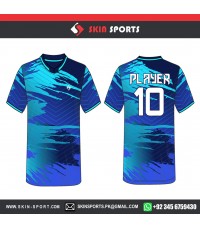 MAPPED BLUE SEA   SOCCER JERSEYS